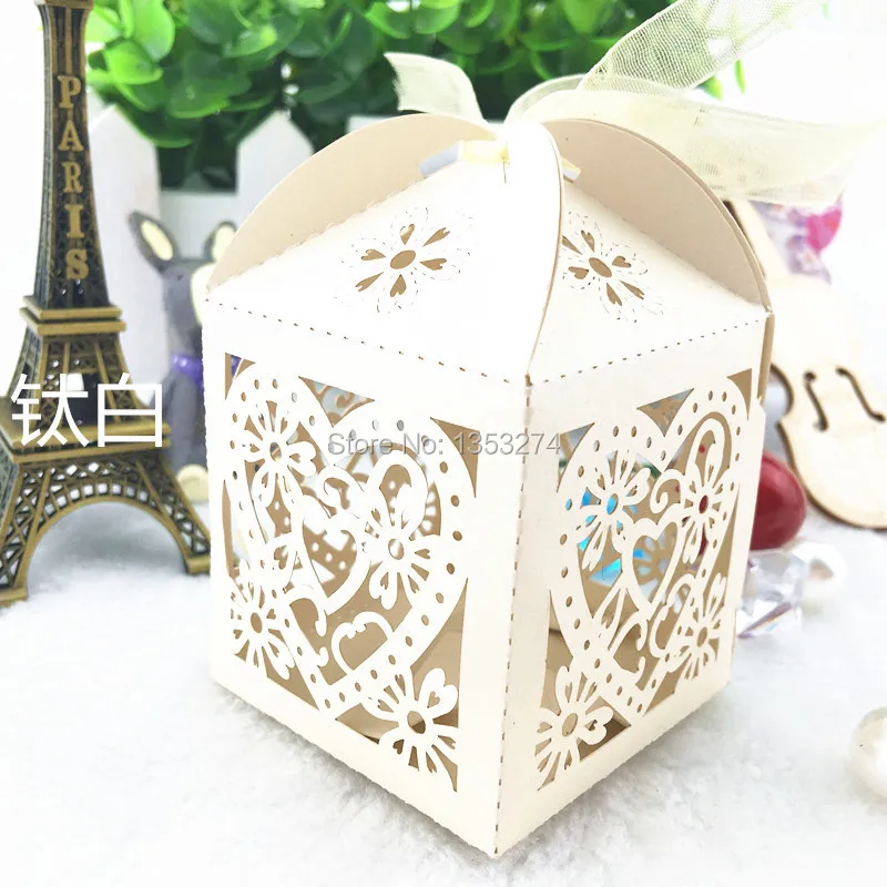 Бесплатная доставка! Оптовая продажа! 100 шт./лот! Лазерная резка бумажная коробка