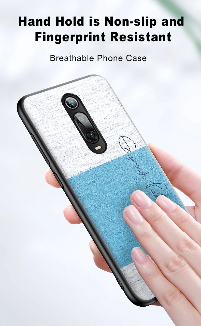 Для Xiaomi mi 9T чехол MOFI для Xiaomi mi 9T pro задняя крышка губка хлопковая ткань мягкий чехол для mi 9T pro фиолетовый розовый коричневый синий