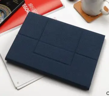 Keybooard Крышка для ipad pro 11 ДМ, bluetooth-клавиатура чехол с подставка для ручки интегрированный кожаный чехол для ipad pro 11 чехол - Цвет: Navy Blue
