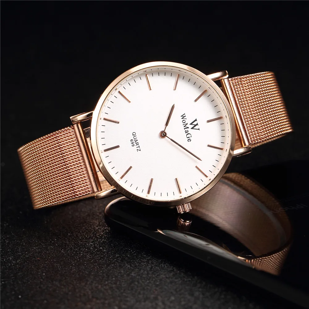 Женские Аналоговые кварцевые часы на кожаном ремешке|Женские наручные часы| |