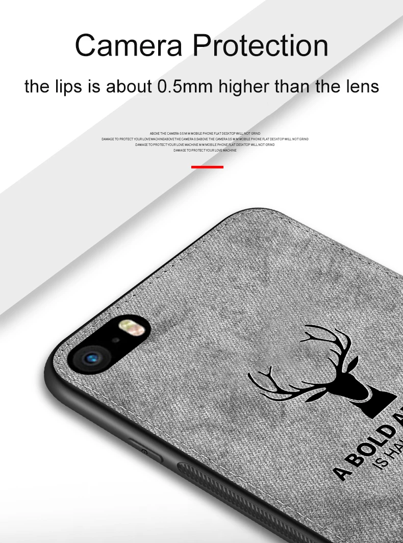 Для iPhone SE, чехол, ткань, потертая, твердая задняя крышка для Apple iPhone 5S 5, 6 s, 7, 8 Plus, Xs Max, чехол для телефона, мягкая рамка, ткань, Fundas