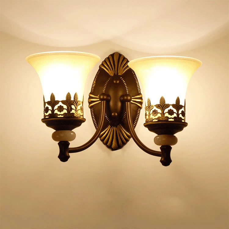 Роскошная настенная лампа прикроватный светильник для чтения винтажный