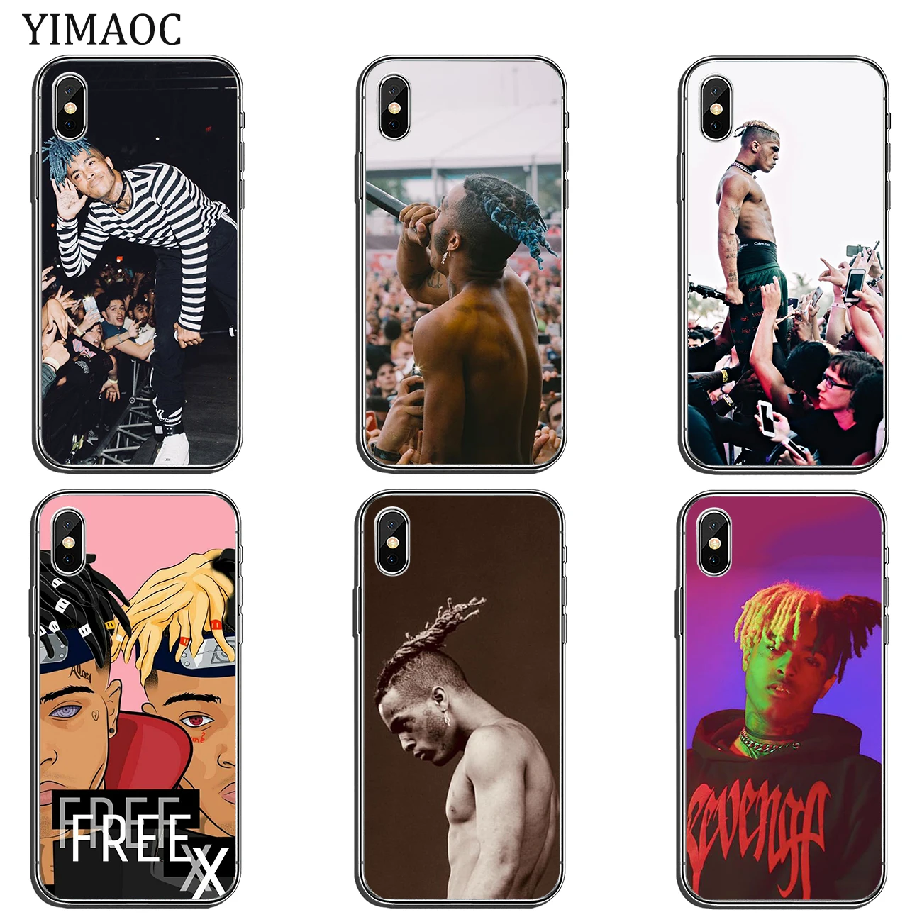 YIMAOC Rap Singer XXXTentacion MC Мягкий силиконовый чехол для Apple iPhone 11 Pro X XR XS Max 6 6S 7 8 Plus 5 5S SE 10 |