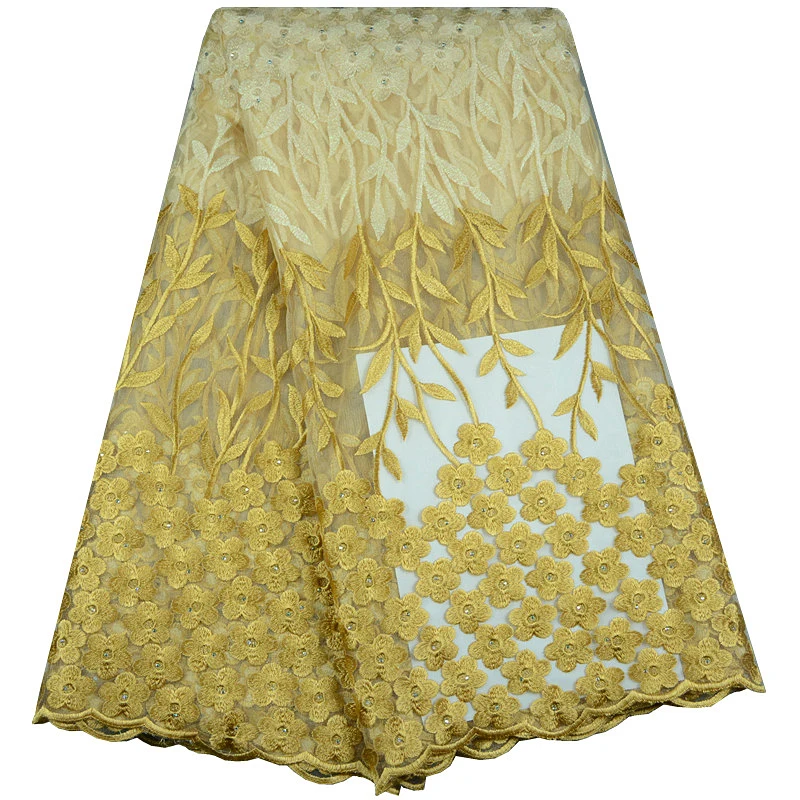 2017 High Quality Nigerian Wedding African Lace Fabrics Most Popular Guipure Cord Fabric For Dress | Дом и сад