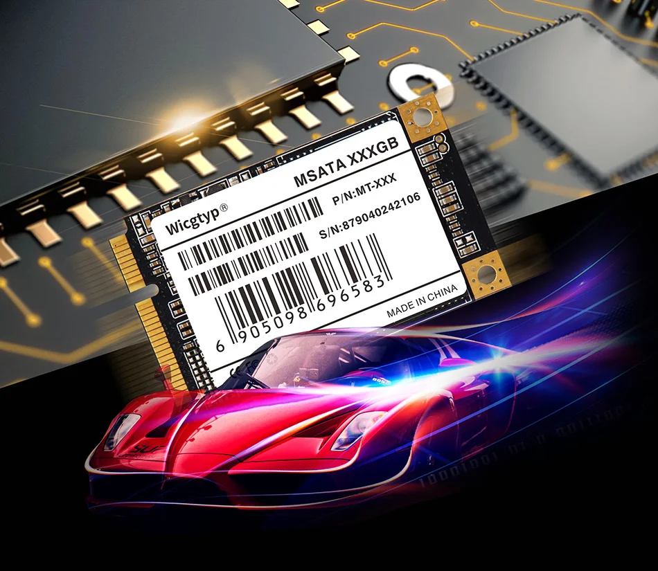 Wicgtyp mSATA SSD 1 ТБ mSATA жесткий диск SSD для ноутбука 3,5 мм Внутренний твердотельный накопитель для 6430u, ST-LST01