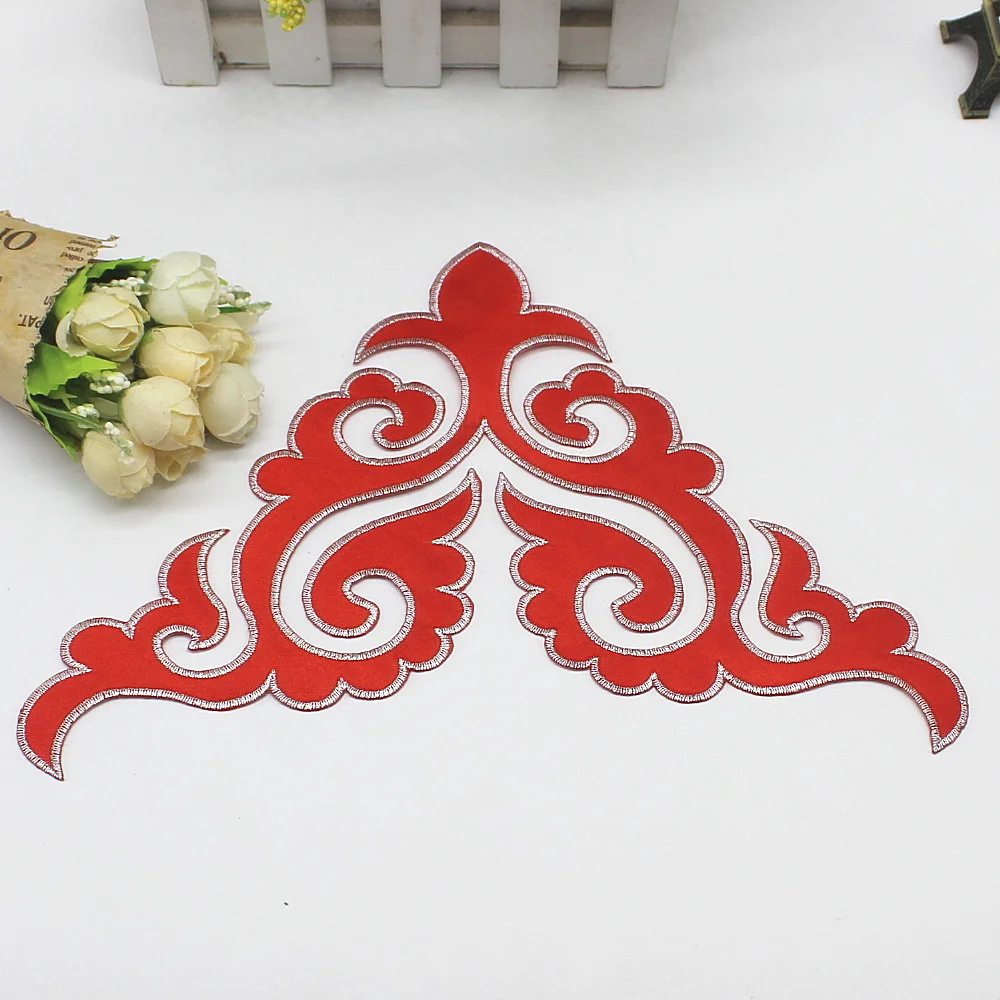 Золотые Аппликации YACKALASI 5 шт./лот для косплея с вышивкой 26*14 см | Дом и сад