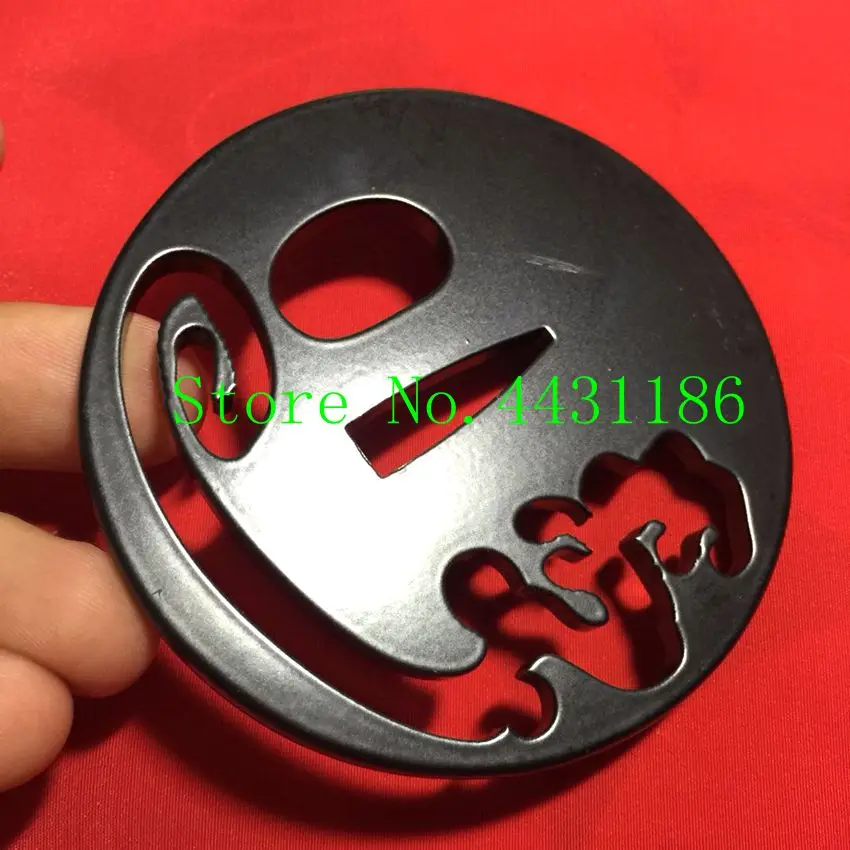 Высококачественный японский самурайский меч фитинг запчасти Tsuba для Katana Iron