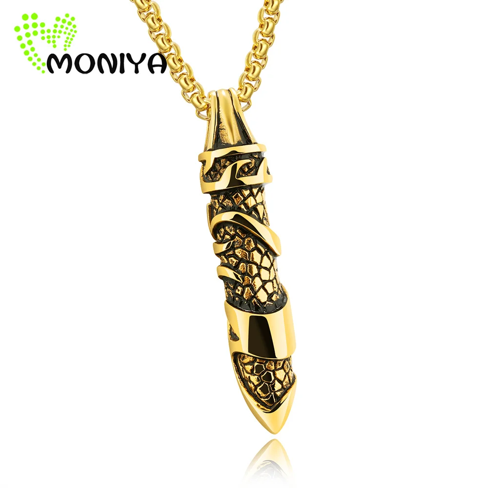 Moniya Творческий Для мужчин Нержавеющая сталь черный белый цвет золото Цвет