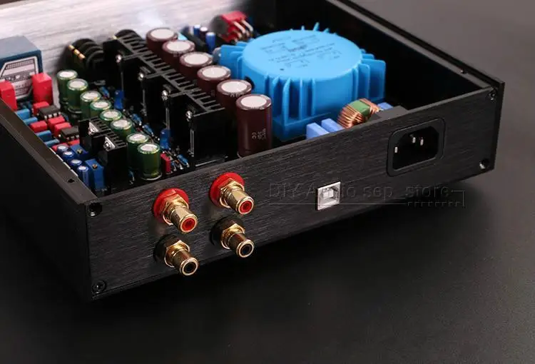 Готовый Hi-Fi стерео усилитель для наушников Beyerdynamic с USB-картой |