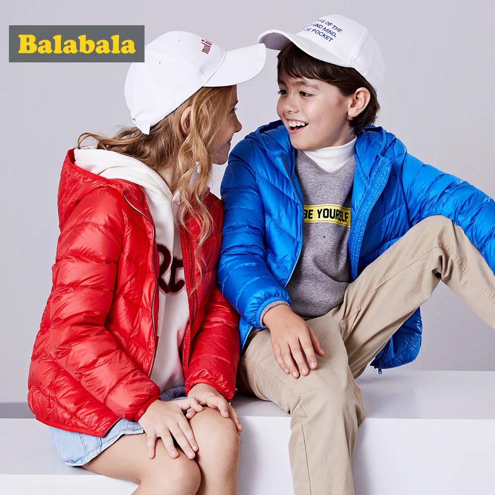 Детский пуховик для мальчиков Новинка 2018 года Сезон осень зима Детское пальто и