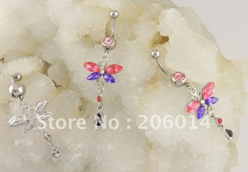 Кольцо для пупка в виде бабочки кольцо украшение пирсинга симпатичный и новый