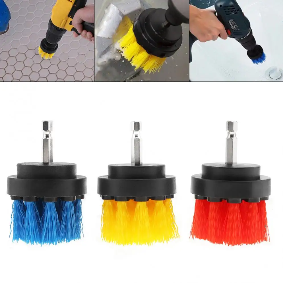Щетка Механическая пластиковая для чистки ковра плитки 2 дюйма|Щетка| |
