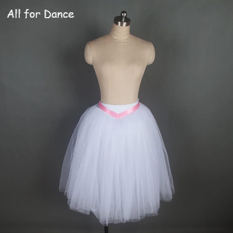 5 слоев мягкого фатина с брюками для взрослых балетный танец Длинная Одежда