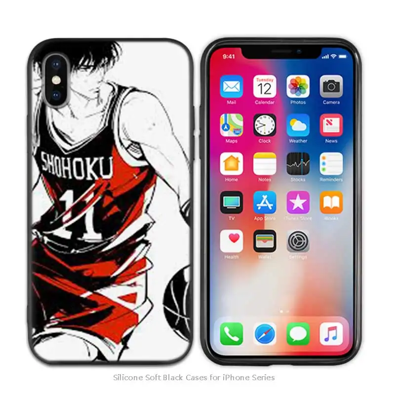 A019 Slam dank противоударный силиконовый чехол для iPhone X XS XR XS 11 11Pro Max 7 8 6S 5 5S 5C SE Plus Fundas Capa Phone Shell - Цвет: A019