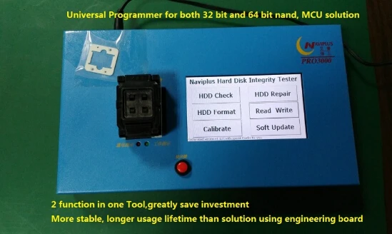 Для IPhone 5S/5/4S ID удалены 32 бит 64 бит NAVI pro3000s NAND Инструменты для ремонта ошибок и EEPROM программатор для IPhone icloud удалить