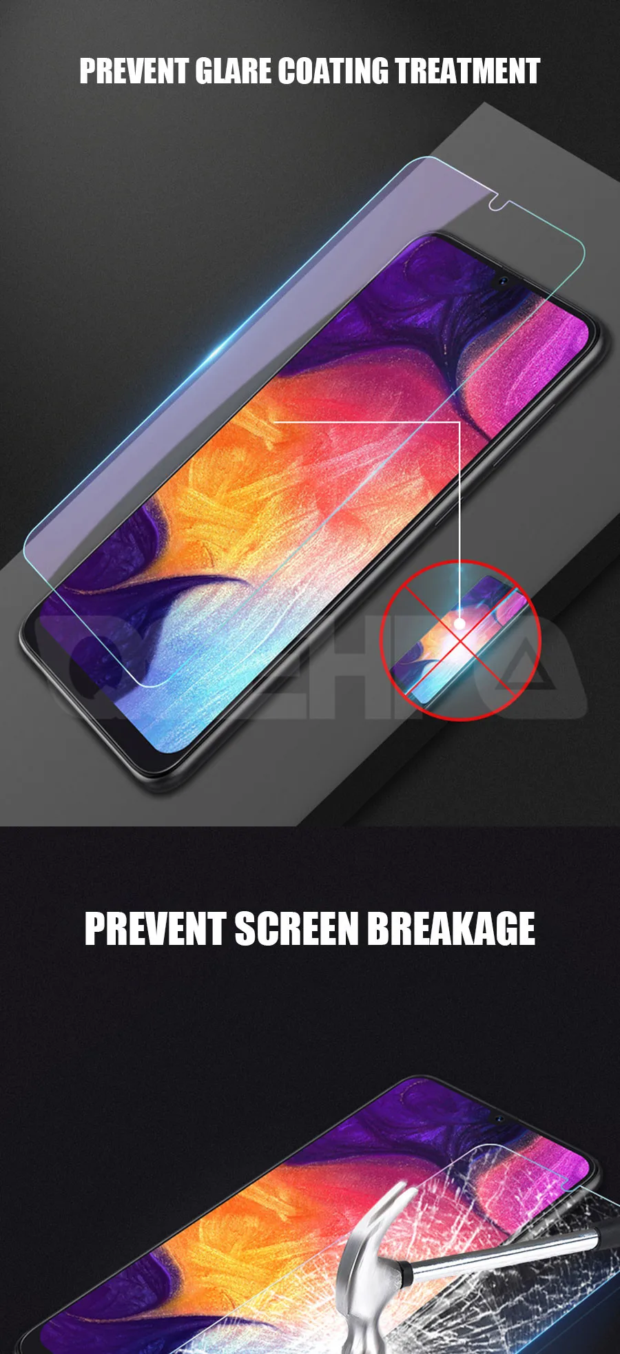 0,22 мм закаленное Стекло для samsung Galaxy A10 A20 A30 A40 A50 A60 A70 A80 A90 M10 M20 M30 Экран Защитная Стекло пленка