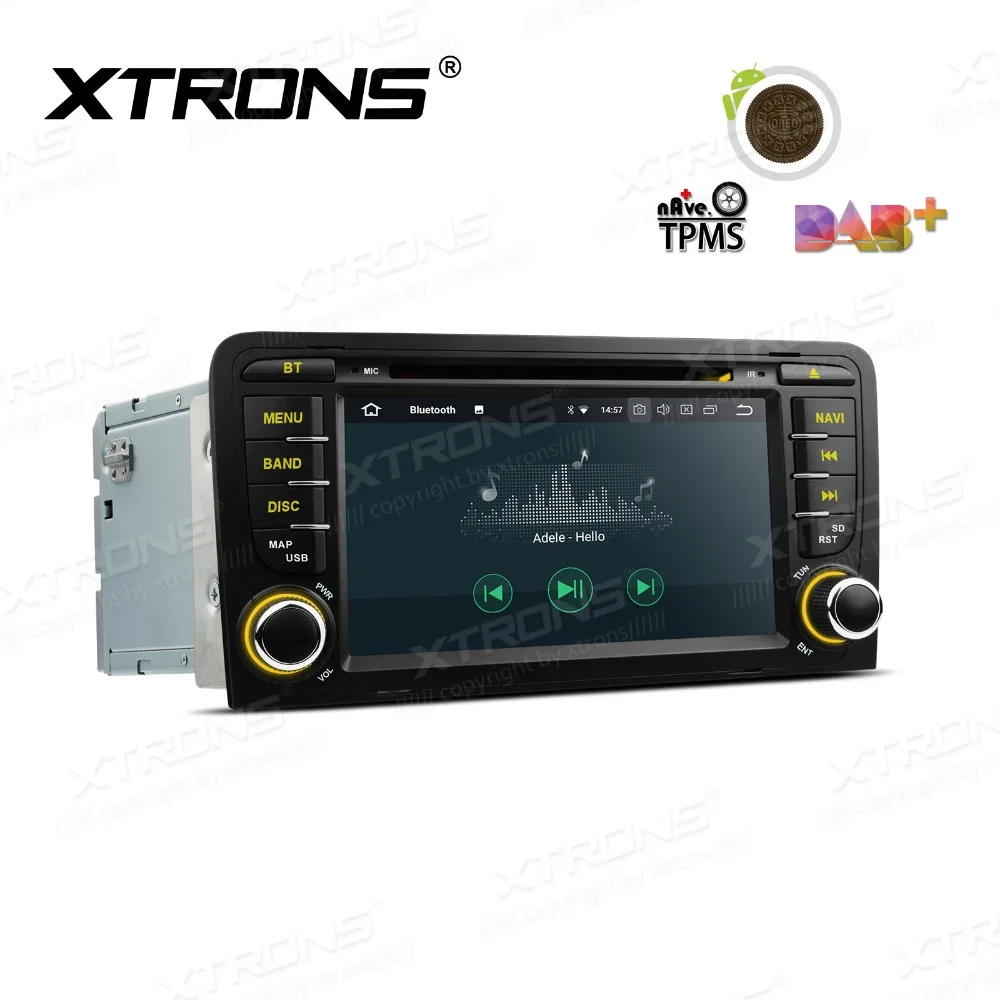 XTRONS 7 &quotAndroid 8 1 радио GPS RCA Автомобильный DVD плеер для Audi A3 8P 2003 2004 2005 2006 2007 2008 2009 2012