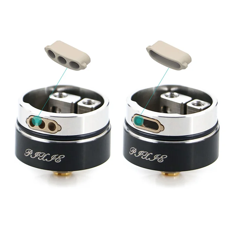 Новые Vapefly Pixie RDA одна катушка нижняя подача vape бак Избегайте нагрева и