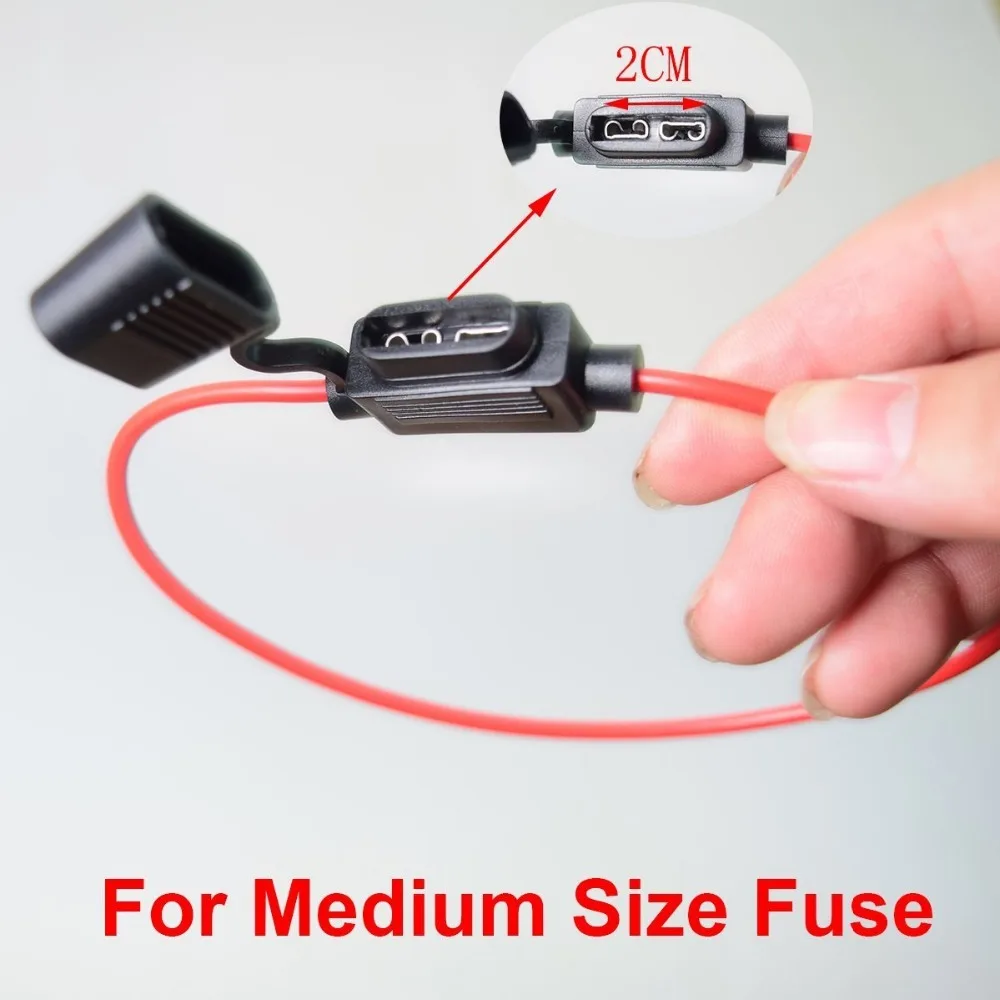 16AWG среднего размера постоянный ток держатель цепи предохранителя линейный