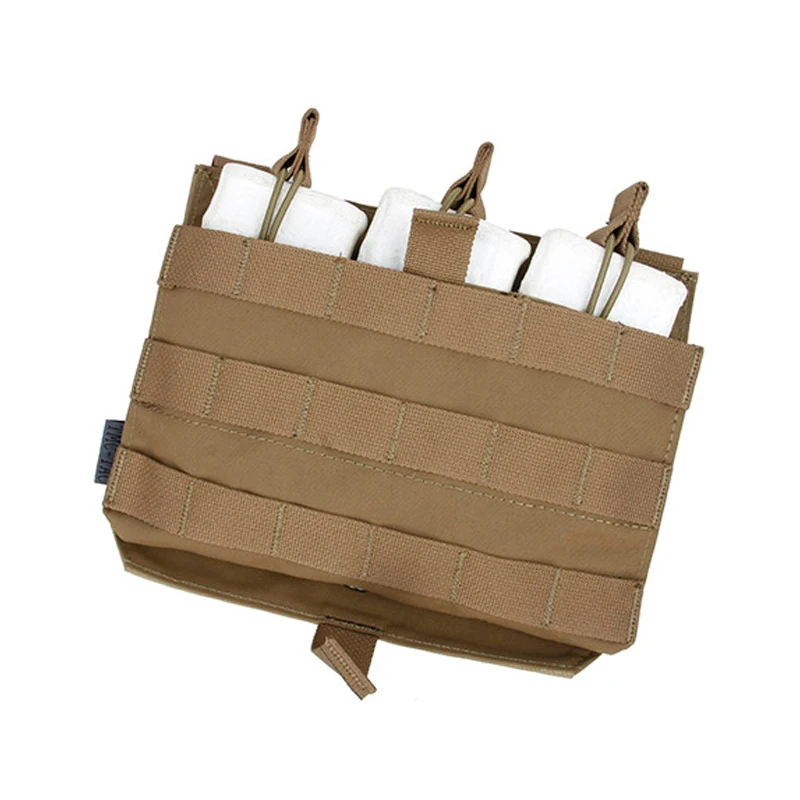 Coyote Brown TMC тройной TY 556 Mag Чехол для AVS JPC2.0 тактический MOLLE панель Подсумок Cordura 2733 - Цвет: Coyote Brown