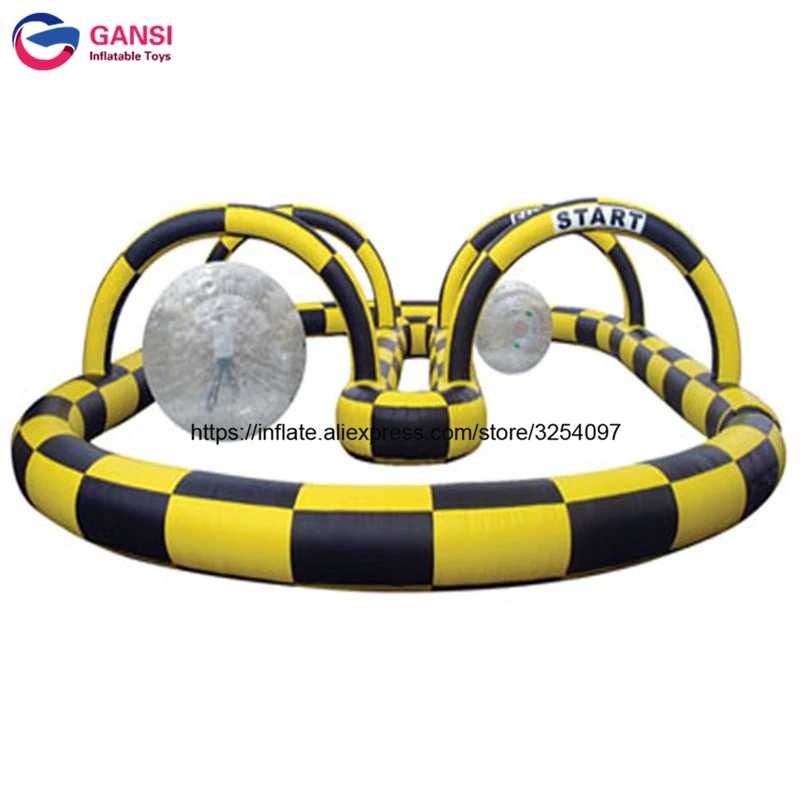 Портативная надувная дорожка для карт гоночная картов дорожка|inflatable race track|inflatable