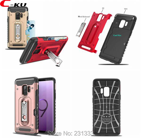 Защитный чехол C-ku из жесткого поликарбоната и ТПУ для Samsung Galaxy S10 S10E S9 PLUS J5 2017 J530 J7