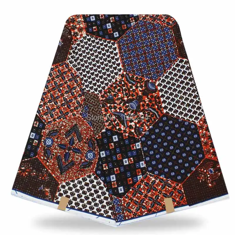 E1077 2018Guaranteed dutch wax African holland Hollandais for Sewing Fabric.Holland hollandais 100% High quality | Дом и сад