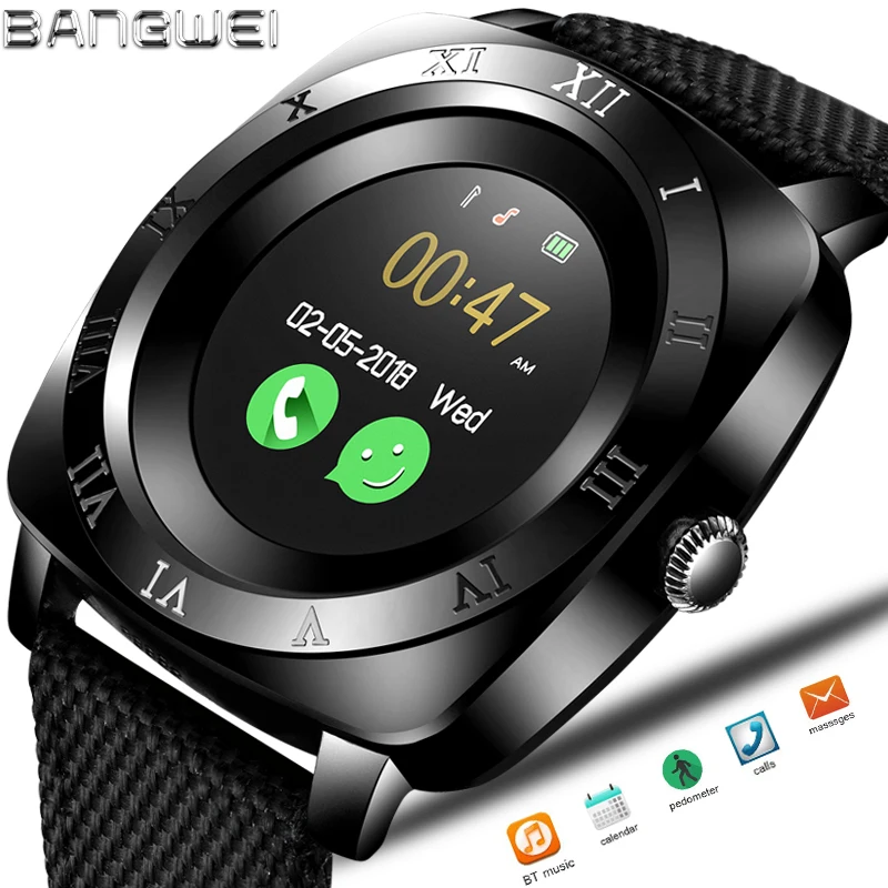 WISHDOIT 2019 Смарт часы шагомер спортивные камера сим карта Smartwatch телефон Mp3 плеер
