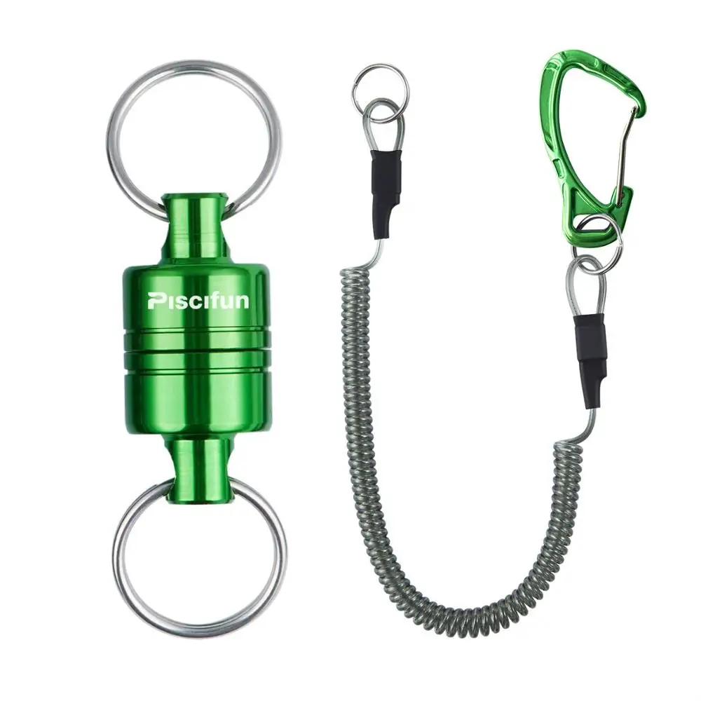 Square Green Piscifun, два предмета, для ловли нахлыстом, алюминиевый инструмент, крепкий шлейф, магнитный, 7 фунтов, шнур, тяга, 3,5 кг, зеленый/серебристый/черный - Цвет: Square Green