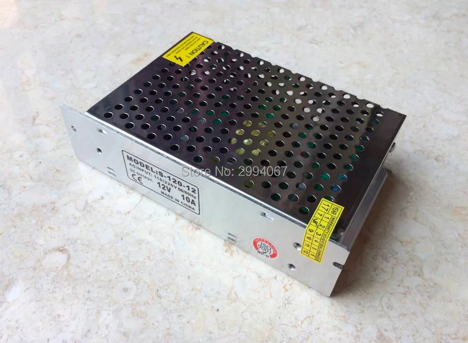 10A 120W светодиодный Питание 12 вольтов маленький объем драйвер адаптер питания