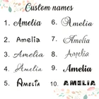 Персонализированная Настенная Наклейка в детскую, индивидуальная, с любым именем