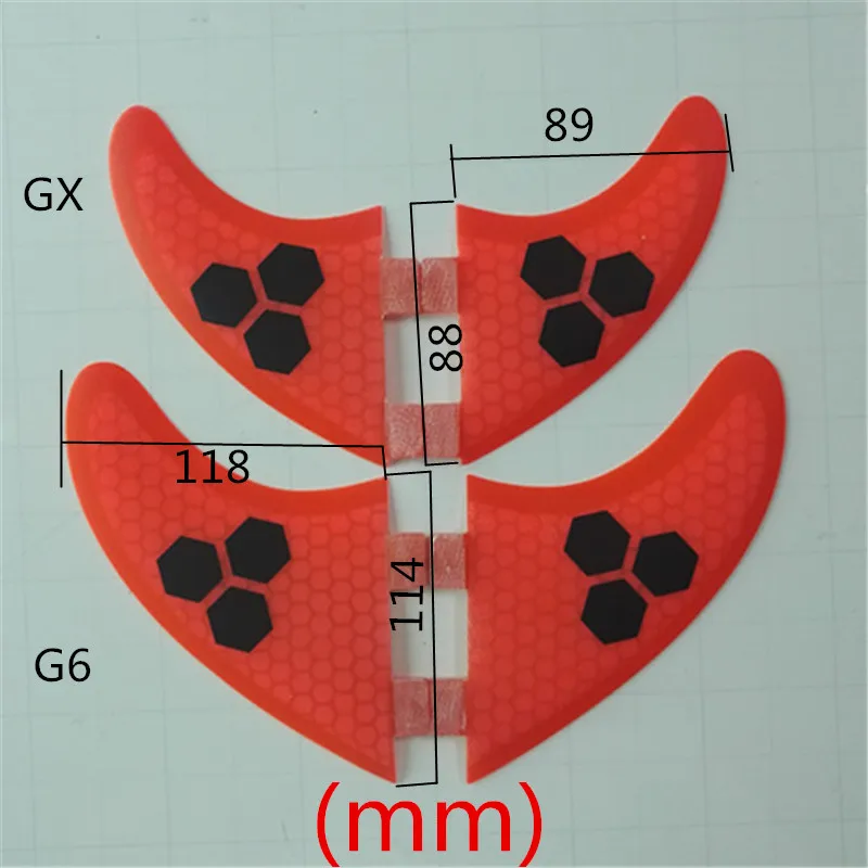 4 шт./лот высокое качество плавники для серфинга FCS с стекловолокном мед гребень
