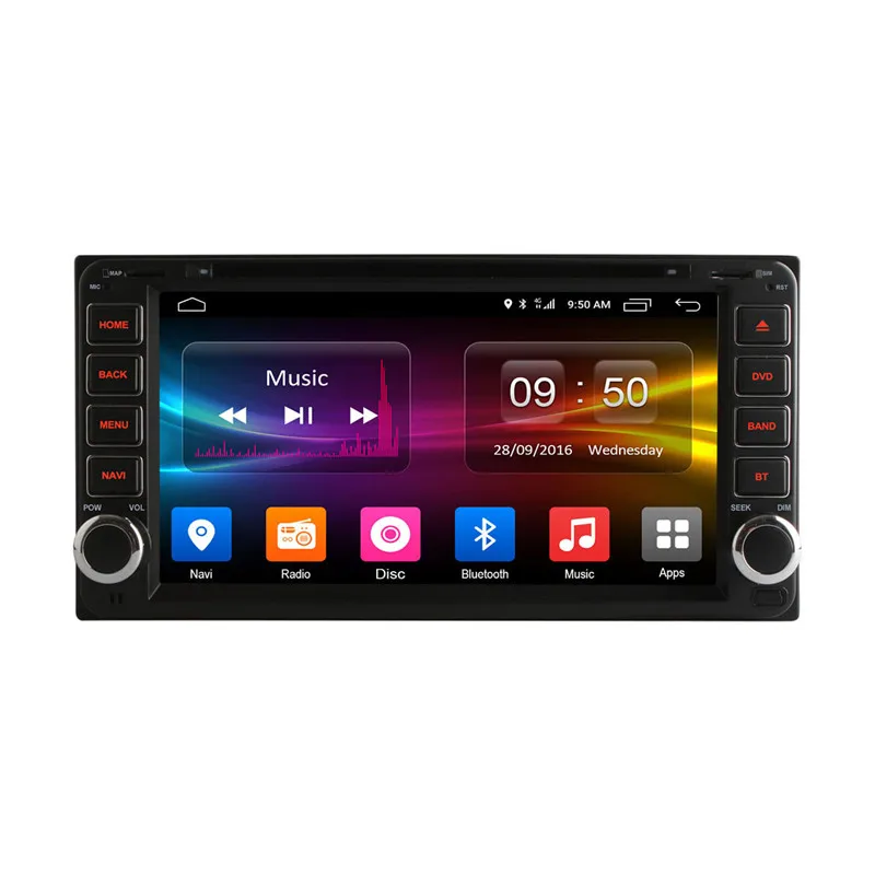 Восьмиядерный 2G RAM Android 6 0 4G Автомобильный DVD GPS стерео радио плеер для Toyota Kluger Allion