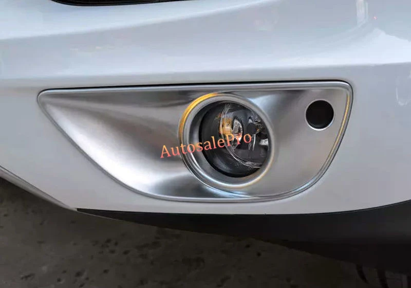 ABS хром матовая передняя противотуманная светильник РА бампер верхняя крышка