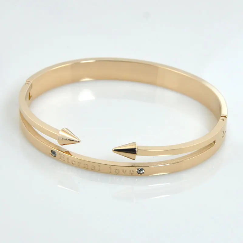 FYSARA Нержавеющая сталь Элитный бренд ногтей браслеты со стрелками Браслеты для