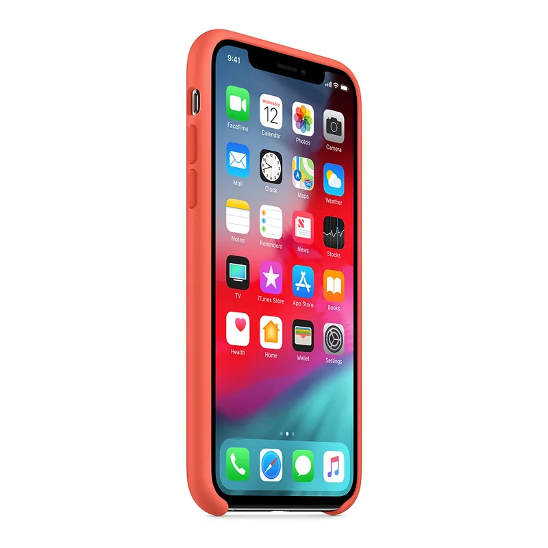 Konsmart жидкий силиконовый чехол для телефона для Apple iPhone X XR XS Max 6 6s 7 8 Plus противоударный мягкий ТПУ простой чехол