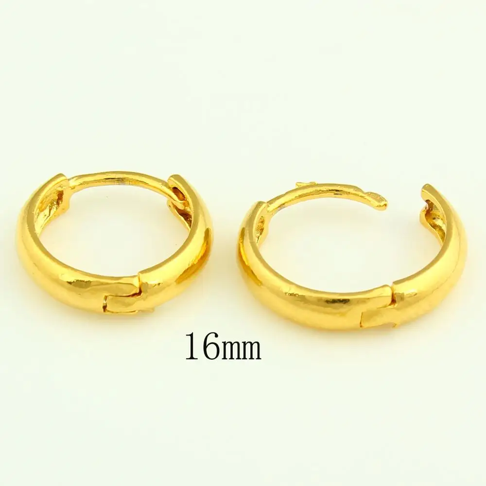 Adixyn 3 размера золотые серьги-кольца для женщин девушек Подарки Золотой Цвет