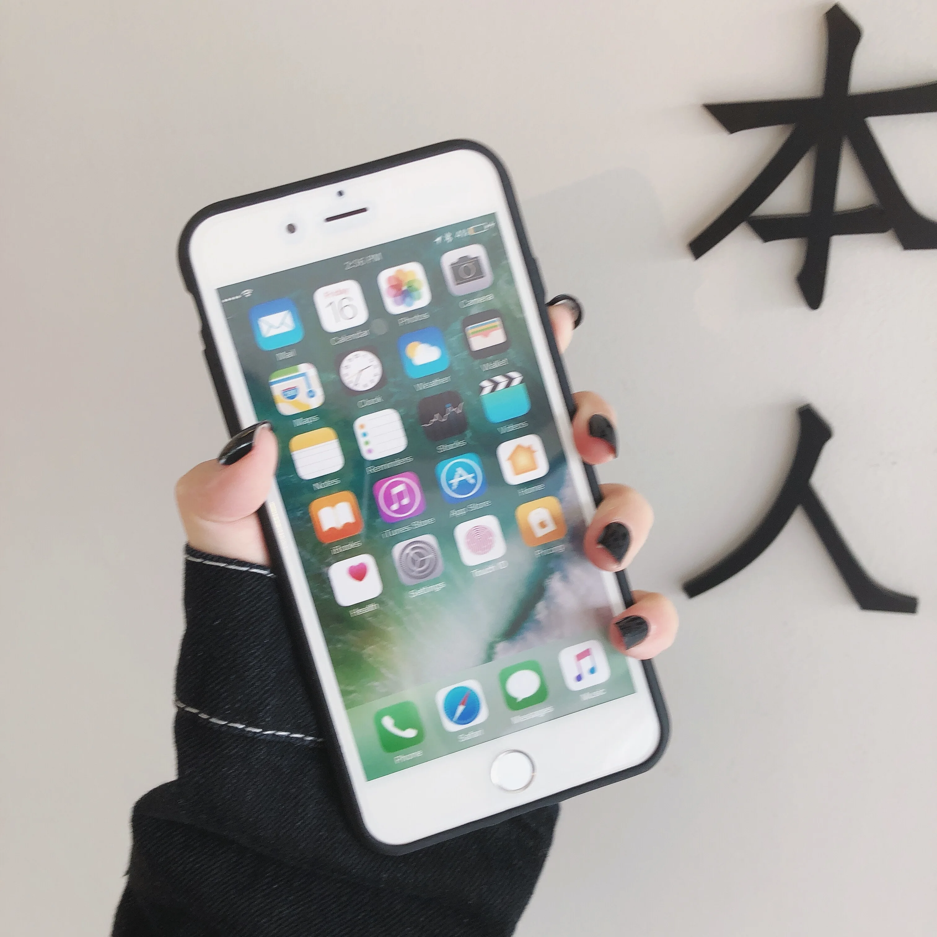Модный чехол PIXIU для iPhone 6 7 Plus X XR XS Max из мягкого нубука красного и черного цвета |
