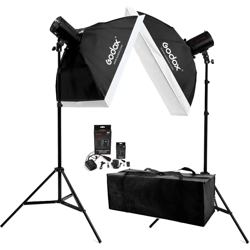 Adearstudio CD50 godox студийный светильник комплект 2X160 Вт студийный светильник-вспышка с софтбоксом 160 Вт комплект аксессуары для фотостудии фотосъемка