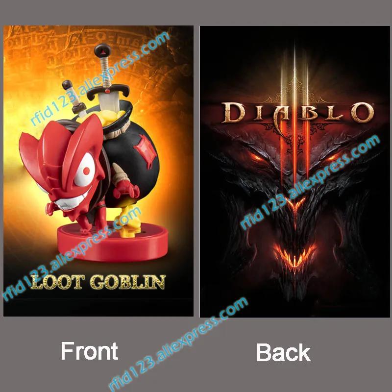 Loot Goblin NTAG215 печатная NFC карта написана Tagmo Для Diablo 3-Loot Goblin - Цвет: Loot Goblin
