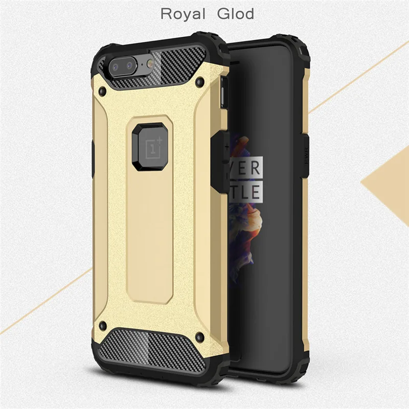 Gold JKaiSen чехол для Oneplus 6 6t 5t чехол s Oneplus 5t полная защита телефона задняя крышка One plus 6t Роскошная броня для Oneplus 5 Coque - Цвет: Gold