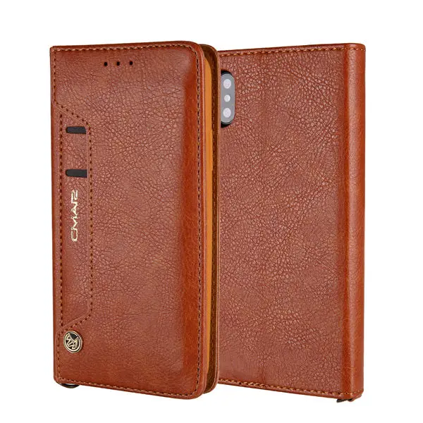 brown Винтажный чехол из искусственной кожи для iphone XS Max 6,5 XR XS 8 7 6 6S Plus, флип-кошелек, полный Чехол для iphone 11 Pro Max для Apple 11 - Цвет: brown
