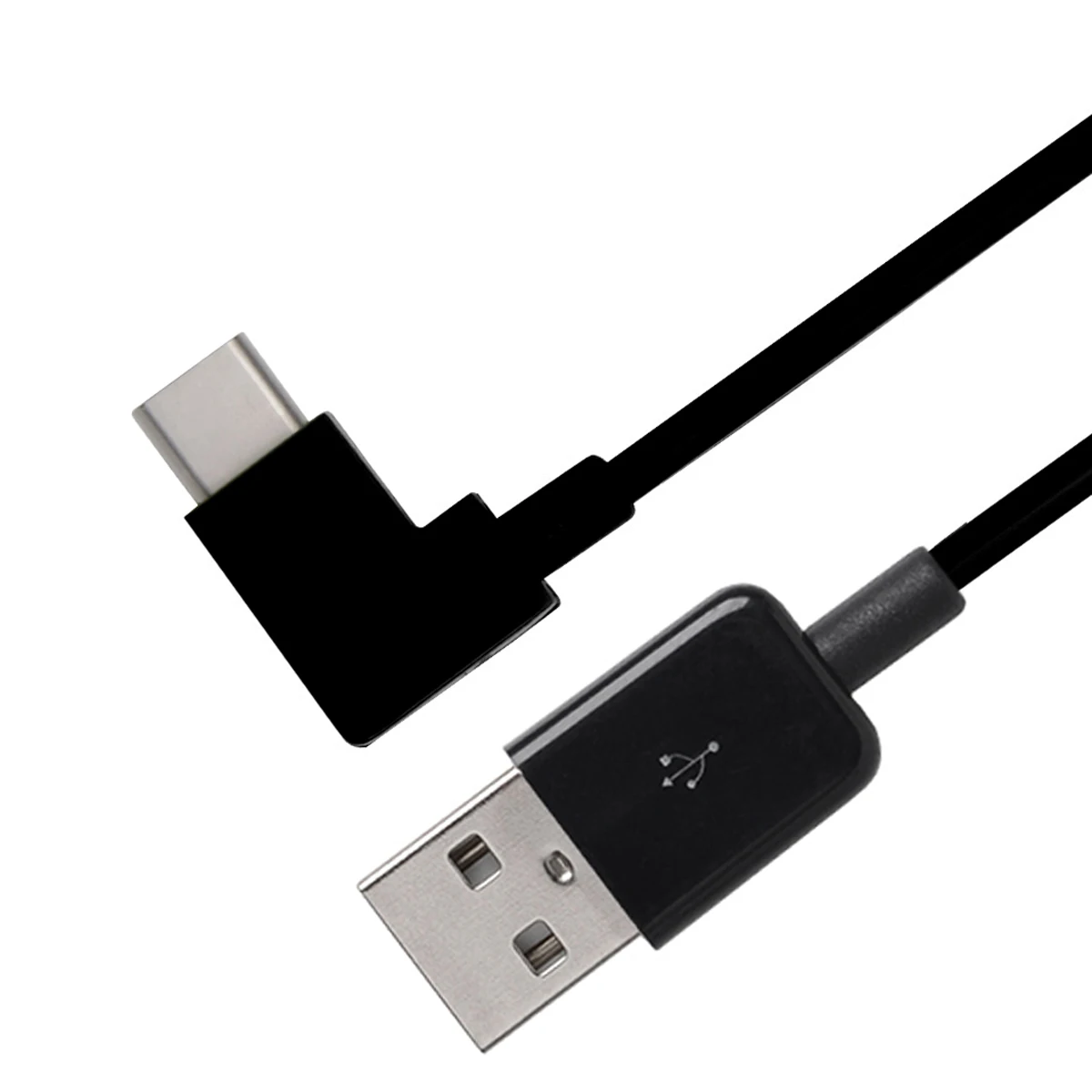 CY 20 см черный под прямым углом Type C USB 2 0 Кабель с разъемом 90 градусов для планшетов