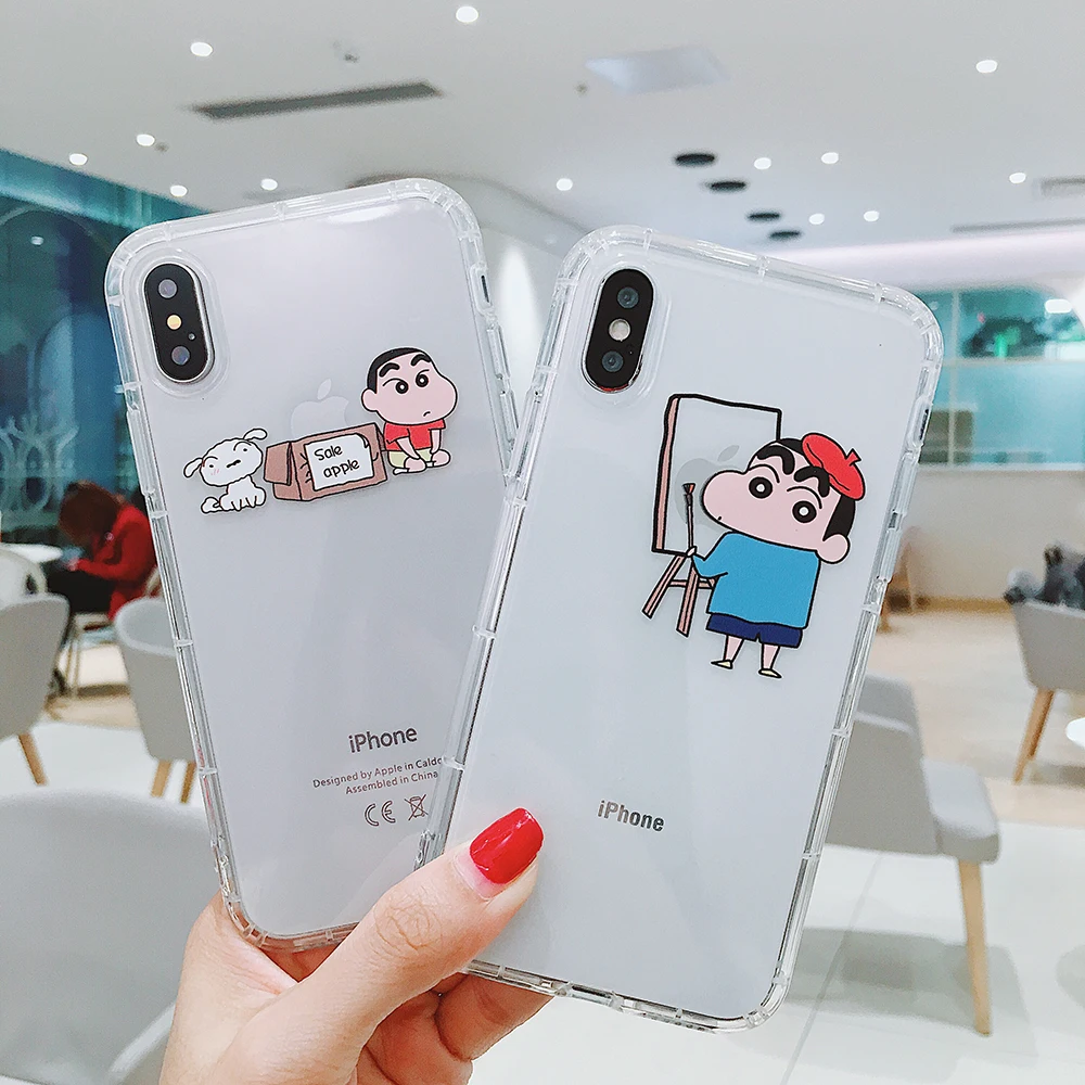 Прозрачный силиконовый чехол для iPhone X XR XS Max 8 7 6S Plus | Мобильные телефоны и