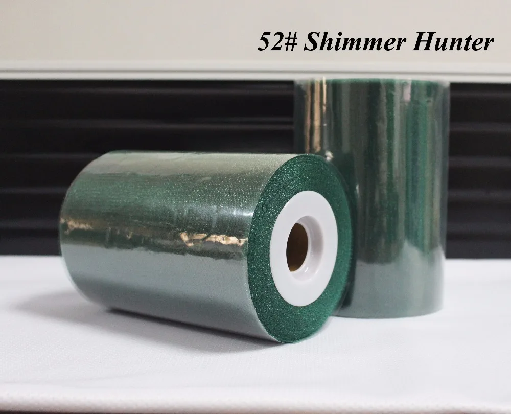 / New Shimmering Hunter Color 100yards Tulle Roll Spool