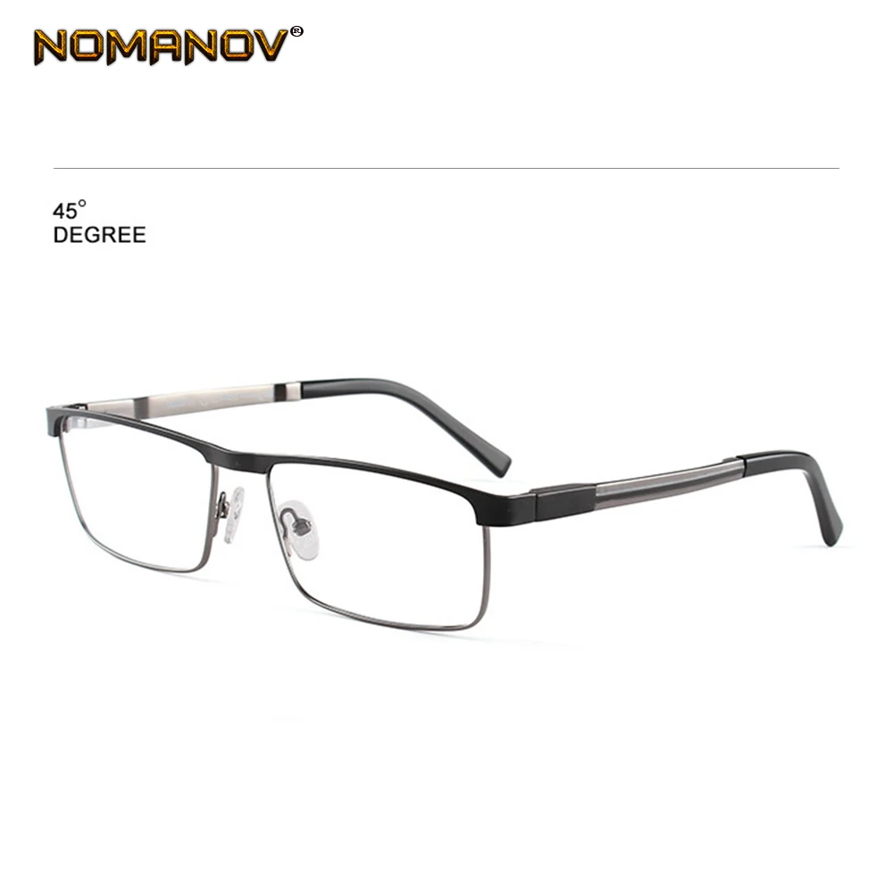 Модные деловые мужские оправы из титанового сплава изготовленные на заказ очки