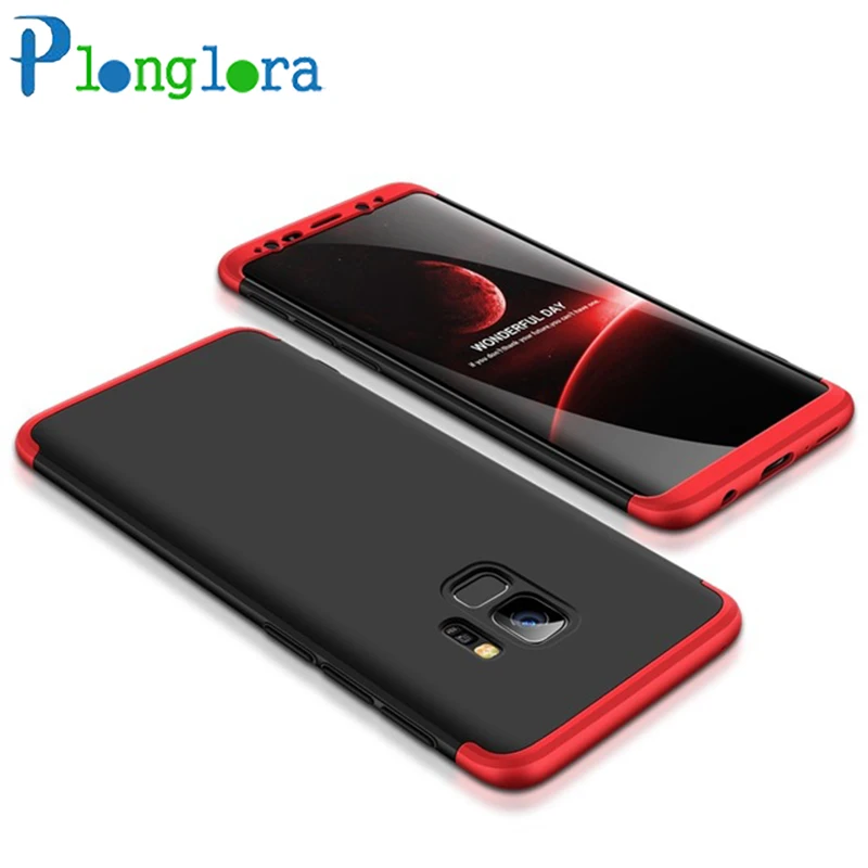 Tendway полная защита 3 в 1 чехол для samsung Galaxy S9 плюс Футляр матовый телефона galaxy