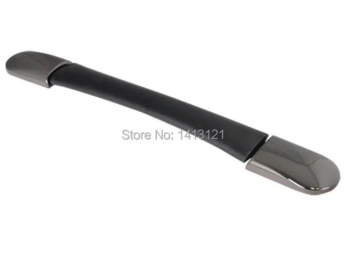 Бесплатная доставка черная ручка из ПВХ для чемодана Тяговая коробки детали