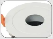 Small round Новое крепление на потолок RA92 Светодиодный прожектор CREE модуль источника света 85-265 V Регулируемый облучения поляризованные прожекторы - Испускаемый цвет: Small round