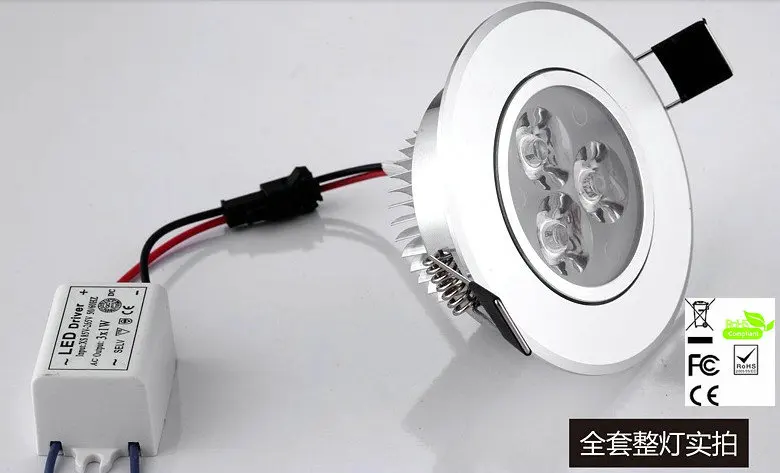 20 шт./лот 3 Вт высокая тень Светодиодный точечный светильник вниз ы